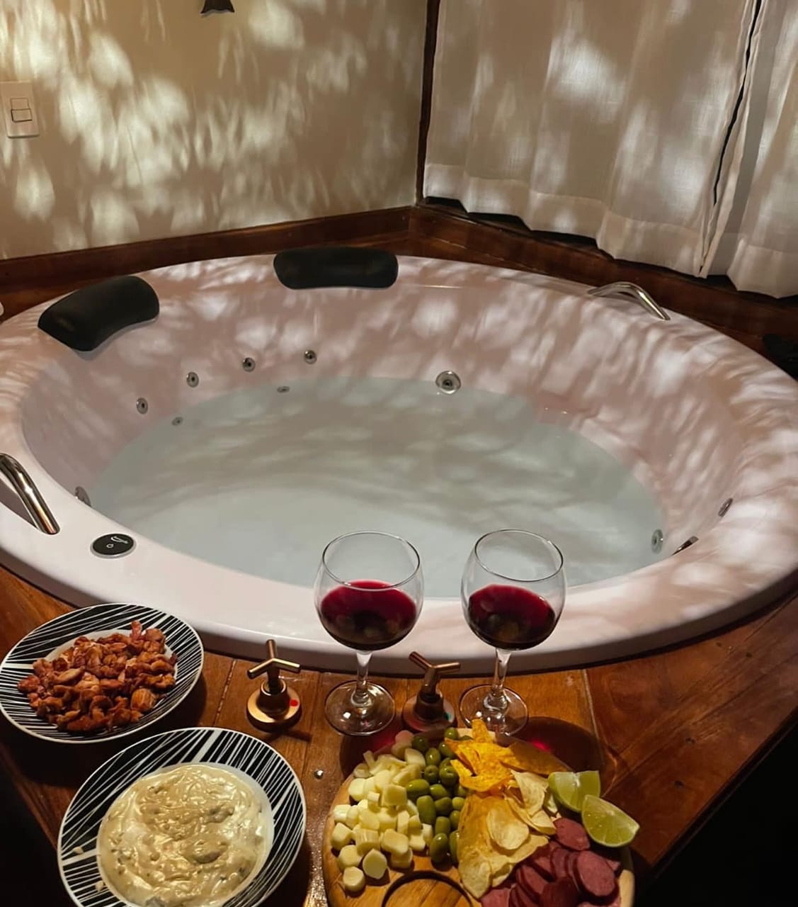 Hidromassagem com vista